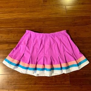 Lilly Pulitzer Pink Skort with Blue and White Accents